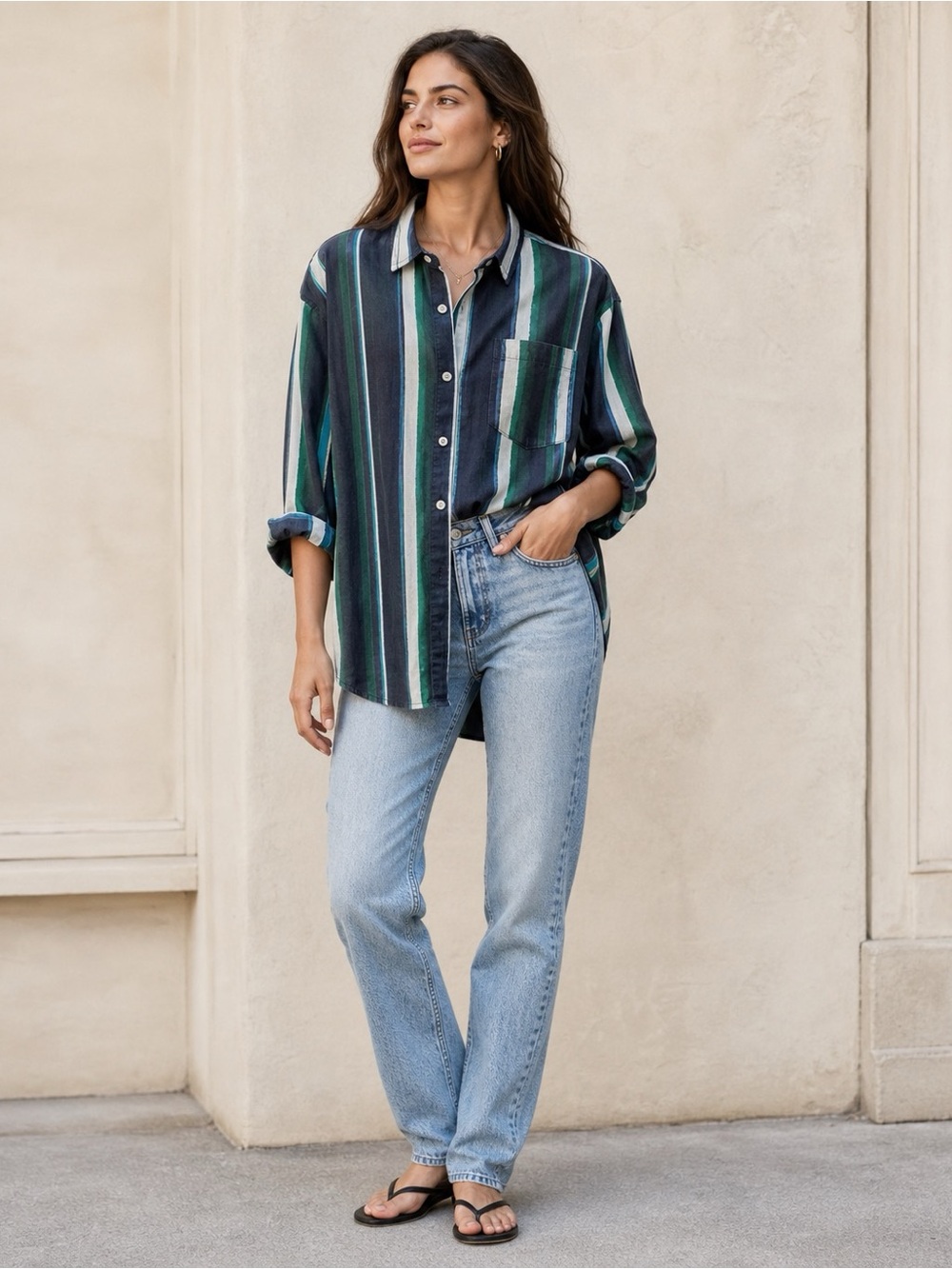 Banana Republic women’s cotton shirt, size M